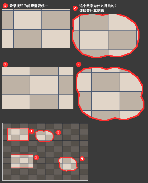 PrtSc2AI output with four numbered crops, notes, and a location thumbnail